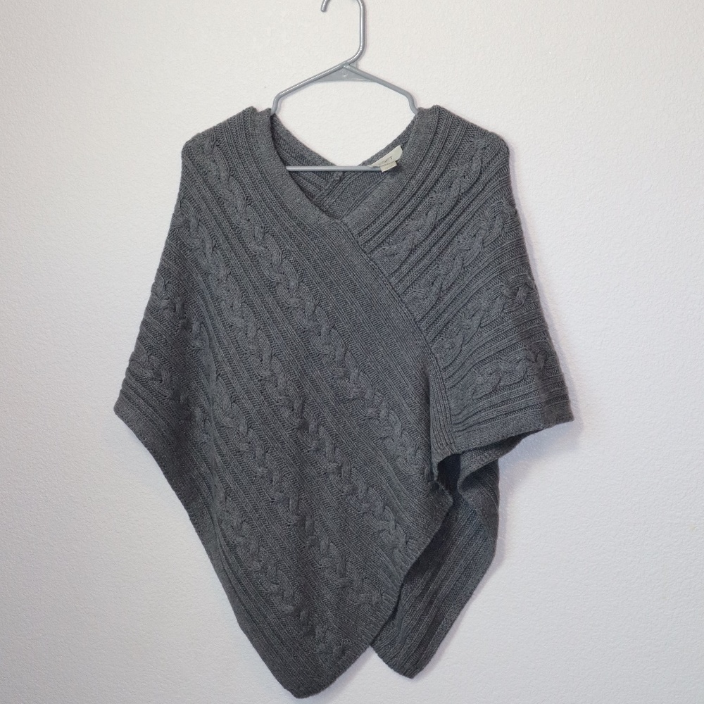 Gray Poncho